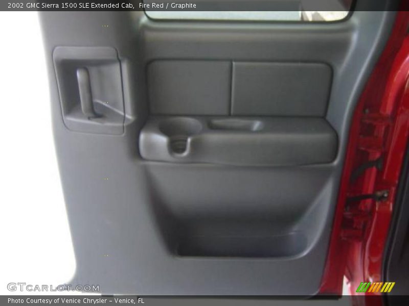 Fire Red / Graphite 2002 GMC Sierra 1500 SLE Extended Cab