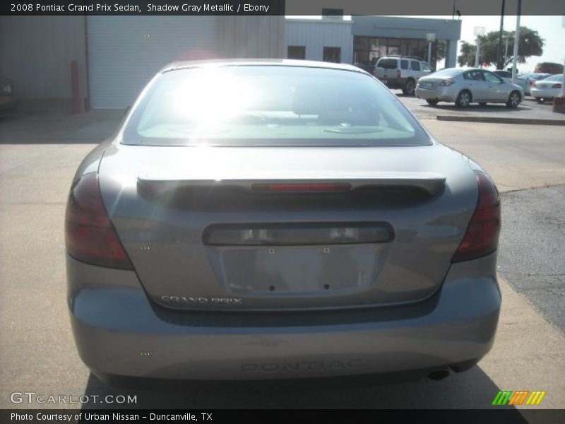 Shadow Gray Metallic / Ebony 2008 Pontiac Grand Prix Sedan