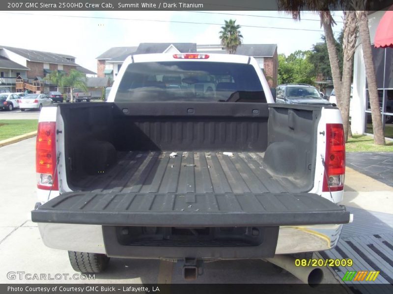 Summit White / Dark Titanium 2007 GMC Sierra 2500HD Crew Cab