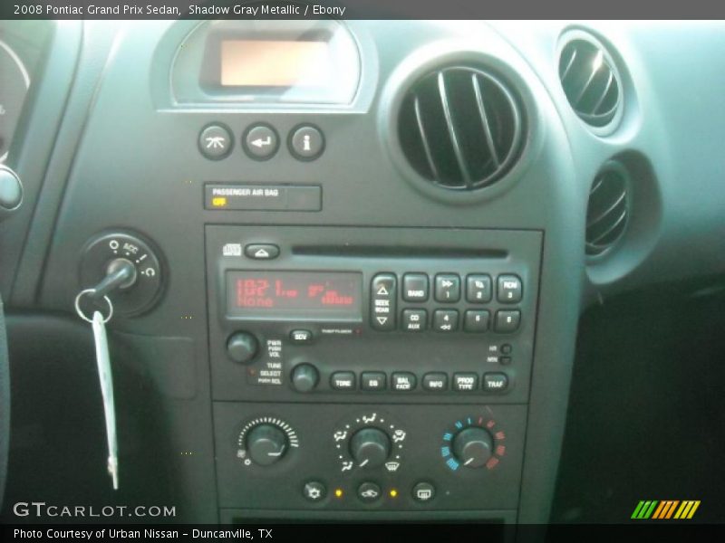 Shadow Gray Metallic / Ebony 2008 Pontiac Grand Prix Sedan