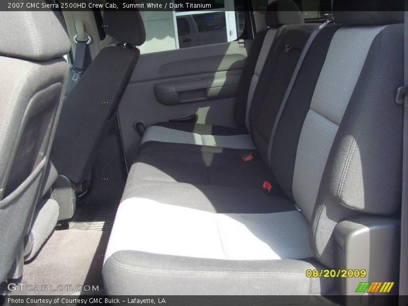 Summit White / Dark Titanium 2007 GMC Sierra 2500HD Crew Cab