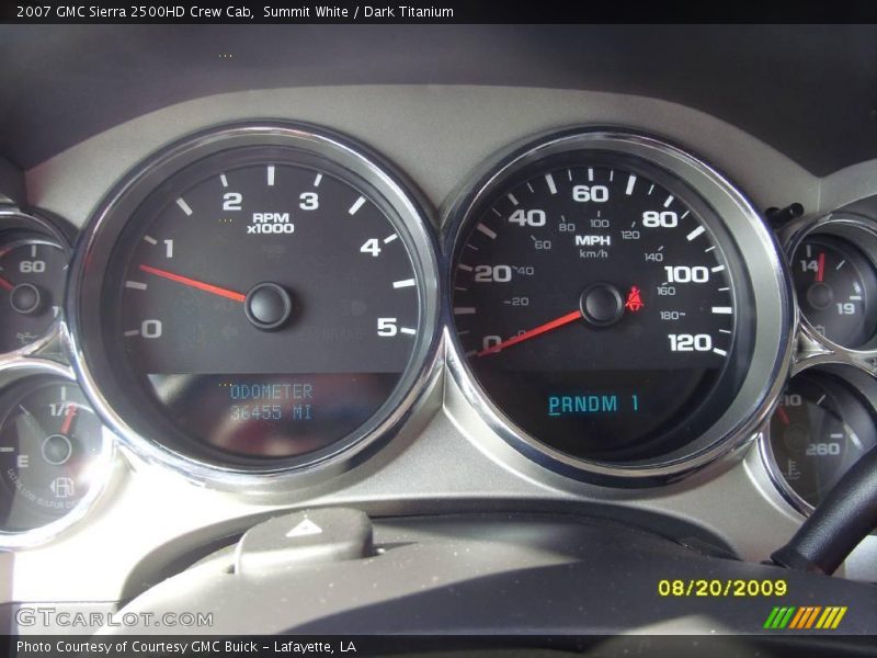 Summit White / Dark Titanium 2007 GMC Sierra 2500HD Crew Cab
