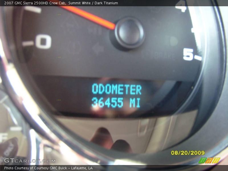 Summit White / Dark Titanium 2007 GMC Sierra 2500HD Crew Cab