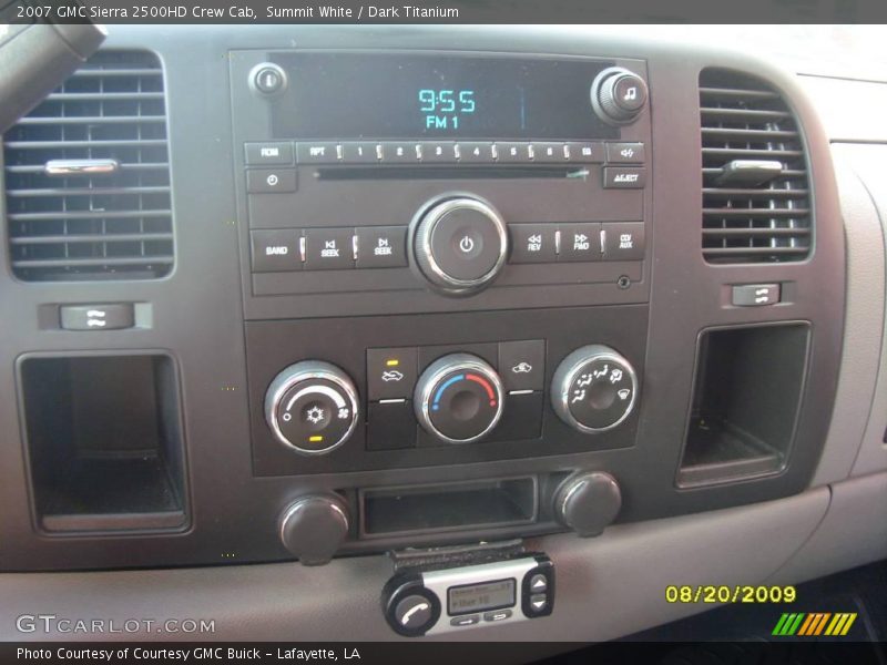 Summit White / Dark Titanium 2007 GMC Sierra 2500HD Crew Cab