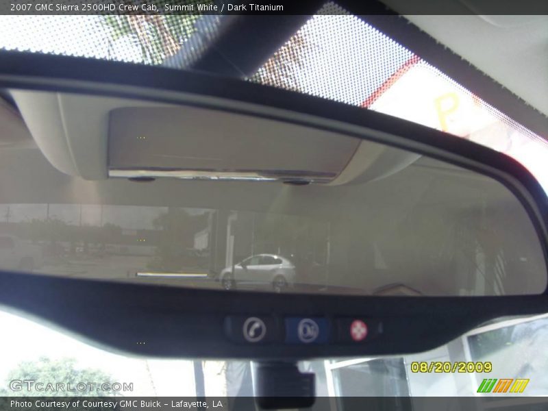 Summit White / Dark Titanium 2007 GMC Sierra 2500HD Crew Cab