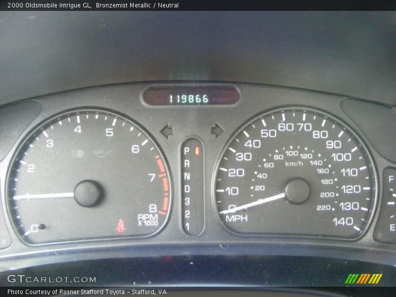 Bronzemist Metallic / Neutral 2000 Oldsmobile Intrigue GL