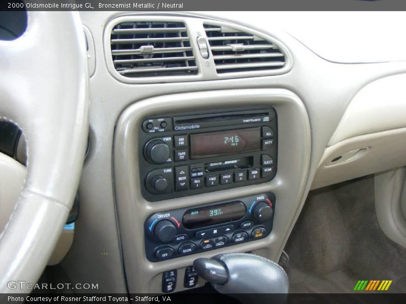 Bronzemist Metallic / Neutral 2000 Oldsmobile Intrigue GL