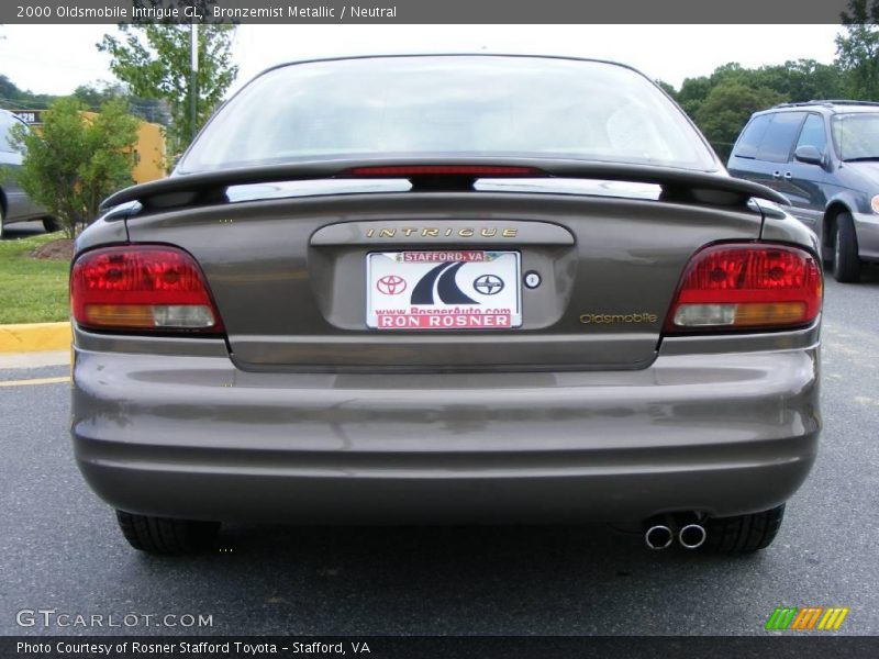 Bronzemist Metallic / Neutral 2000 Oldsmobile Intrigue GL