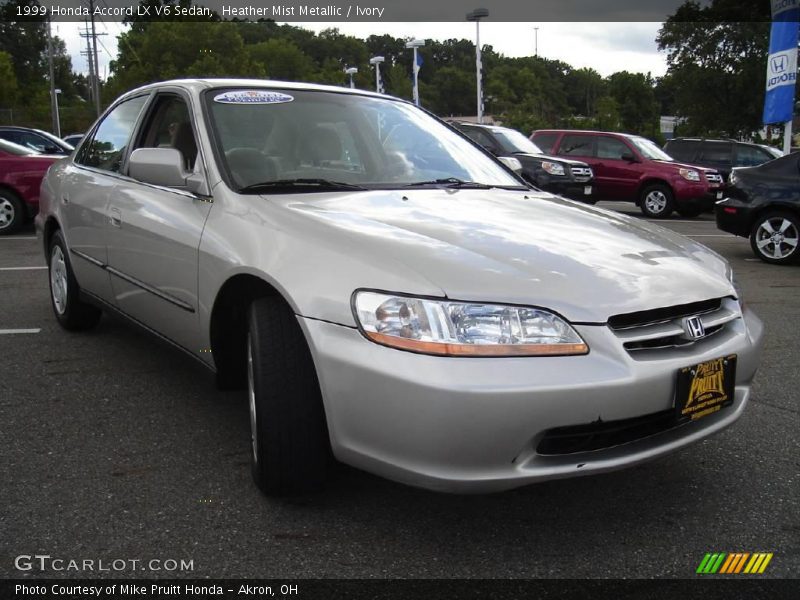 Heather Mist Metallic / Ivory 1999 Honda Accord LX V6 Sedan