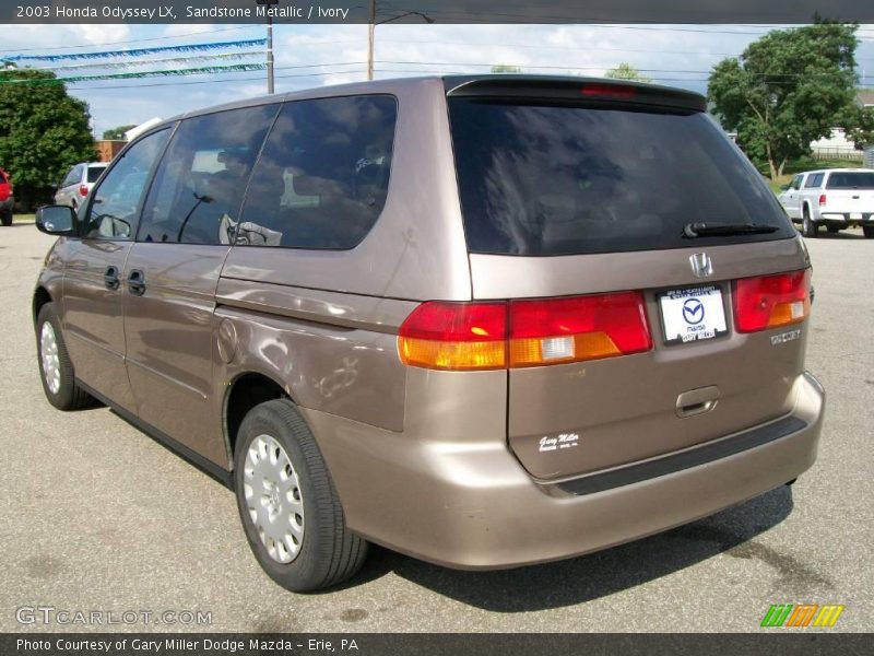 Sandstone Metallic / Ivory 2003 Honda Odyssey LX