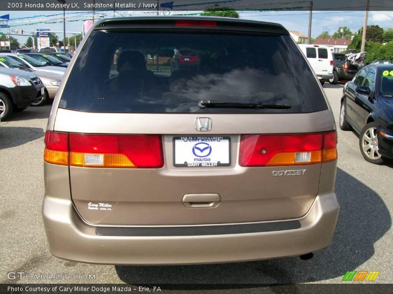 Sandstone Metallic / Ivory 2003 Honda Odyssey LX