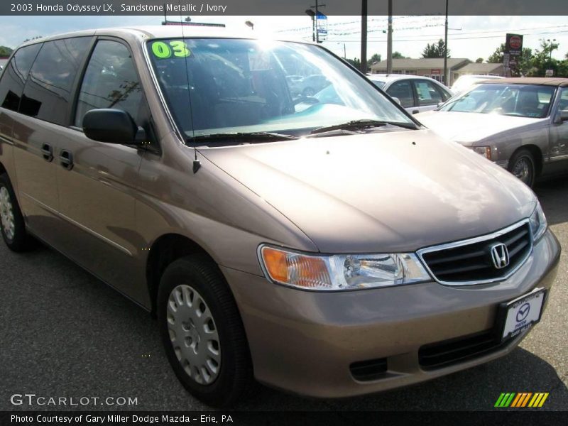 Sandstone Metallic / Ivory 2003 Honda Odyssey LX