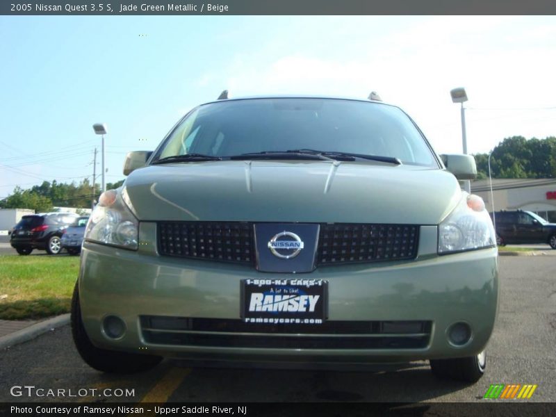 Jade Green Metallic / Beige 2005 Nissan Quest 3.5 S