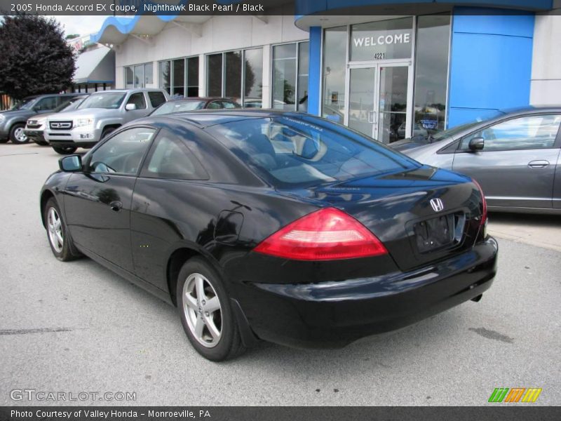 Nighthawk Black Pearl / Black 2005 Honda Accord EX Coupe