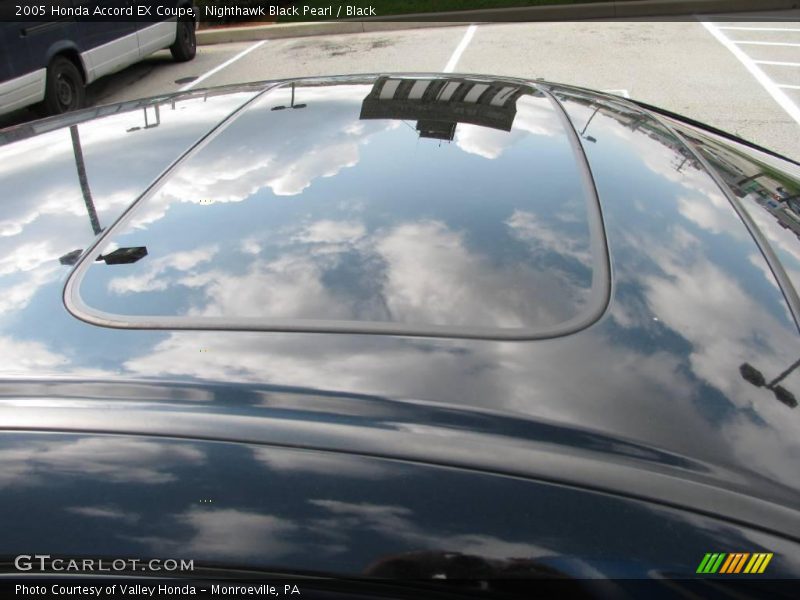Nighthawk Black Pearl / Black 2005 Honda Accord EX Coupe