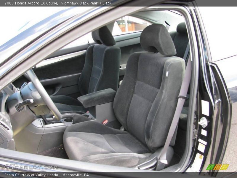 Nighthawk Black Pearl / Black 2005 Honda Accord EX Coupe