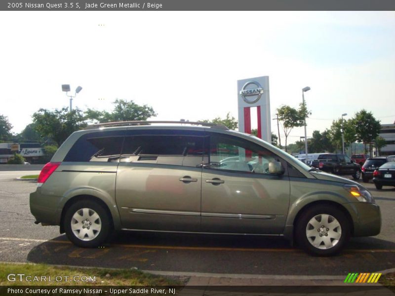 Jade Green Metallic / Beige 2005 Nissan Quest 3.5 S