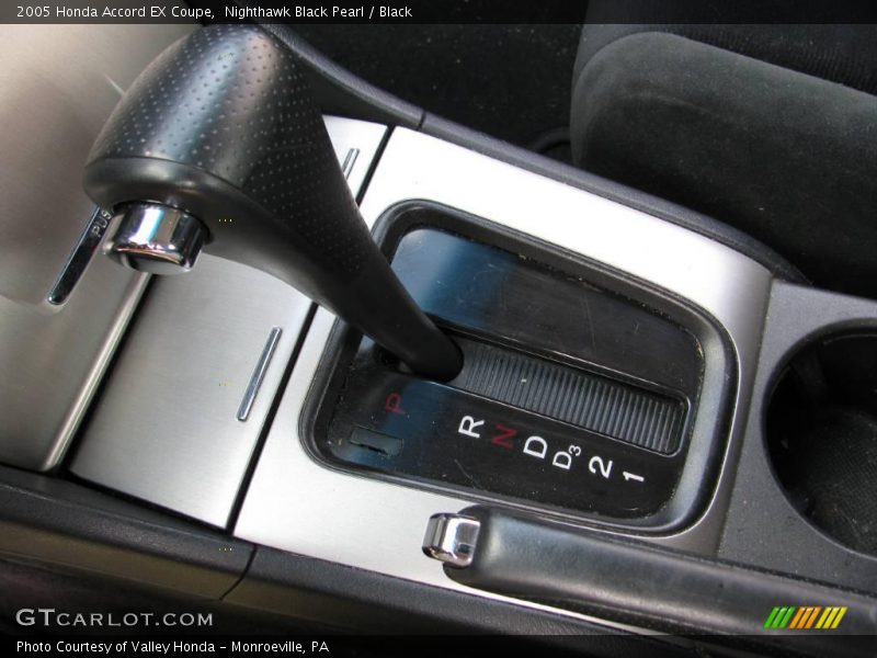 Nighthawk Black Pearl / Black 2005 Honda Accord EX Coupe