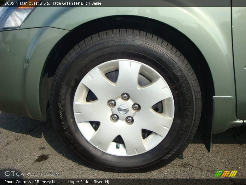 Jade Green Metallic / Beige 2005 Nissan Quest 3.5 S