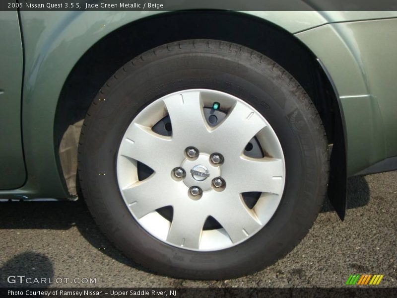 Jade Green Metallic / Beige 2005 Nissan Quest 3.5 S