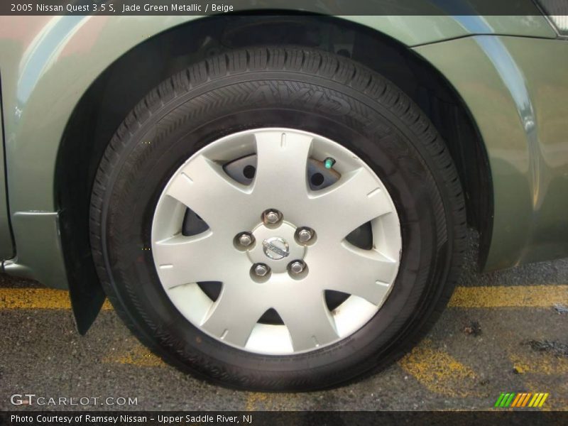Jade Green Metallic / Beige 2005 Nissan Quest 3.5 S