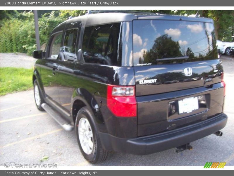 Nighthawk Black Pearl / Gray/Black 2008 Honda Element EX AWD