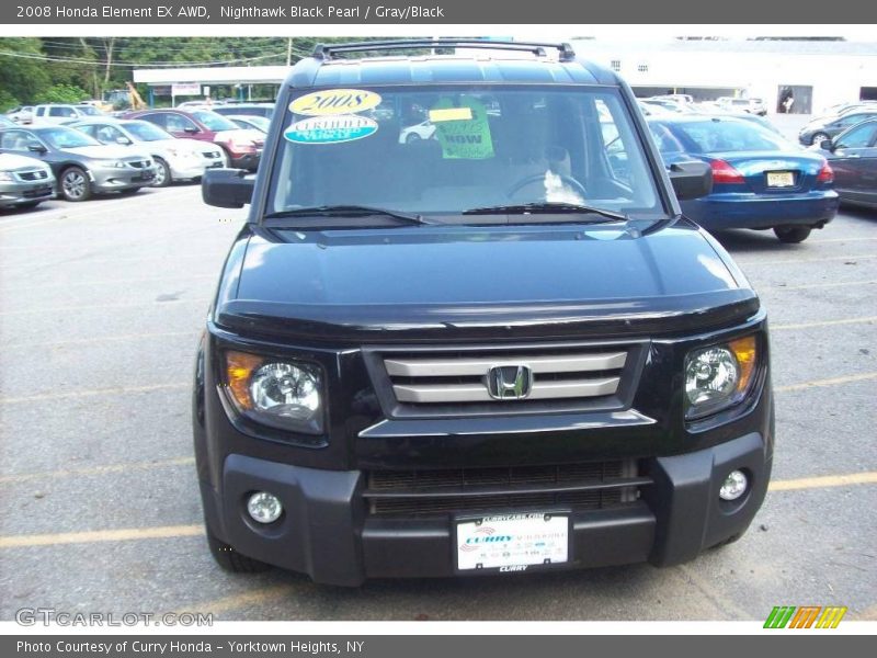 Nighthawk Black Pearl / Gray/Black 2008 Honda Element EX AWD