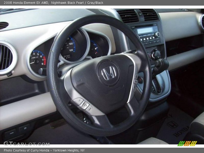 Nighthawk Black Pearl / Gray/Black 2008 Honda Element EX AWD