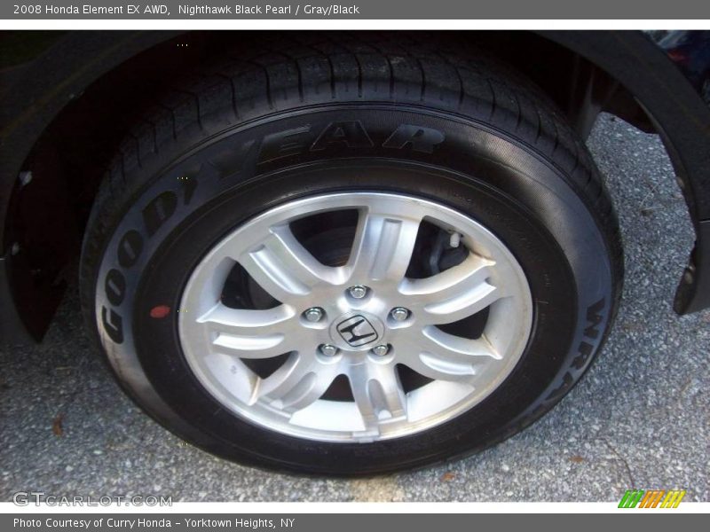 Nighthawk Black Pearl / Gray/Black 2008 Honda Element EX AWD