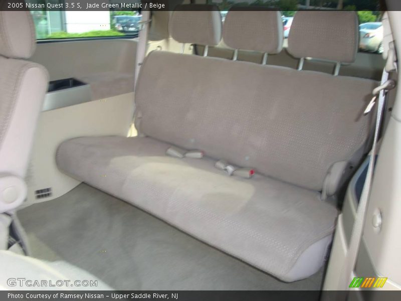 Jade Green Metallic / Beige 2005 Nissan Quest 3.5 S