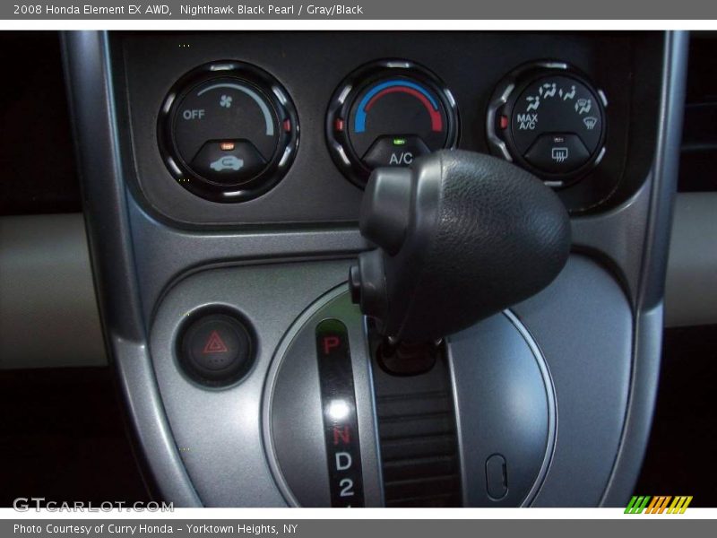 Nighthawk Black Pearl / Gray/Black 2008 Honda Element EX AWD