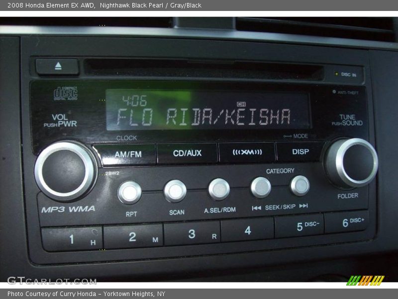Nighthawk Black Pearl / Gray/Black 2008 Honda Element EX AWD