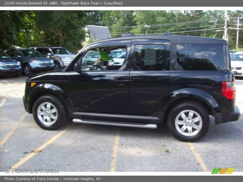 Nighthawk Black Pearl / Gray/Black 2008 Honda Element EX AWD