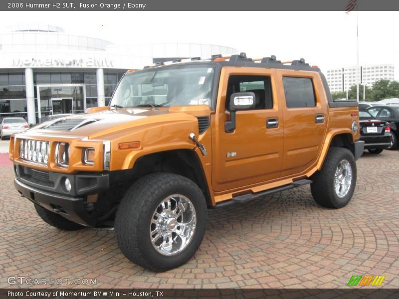 Fusion Orange / Ebony 2006 Hummer H2 SUT