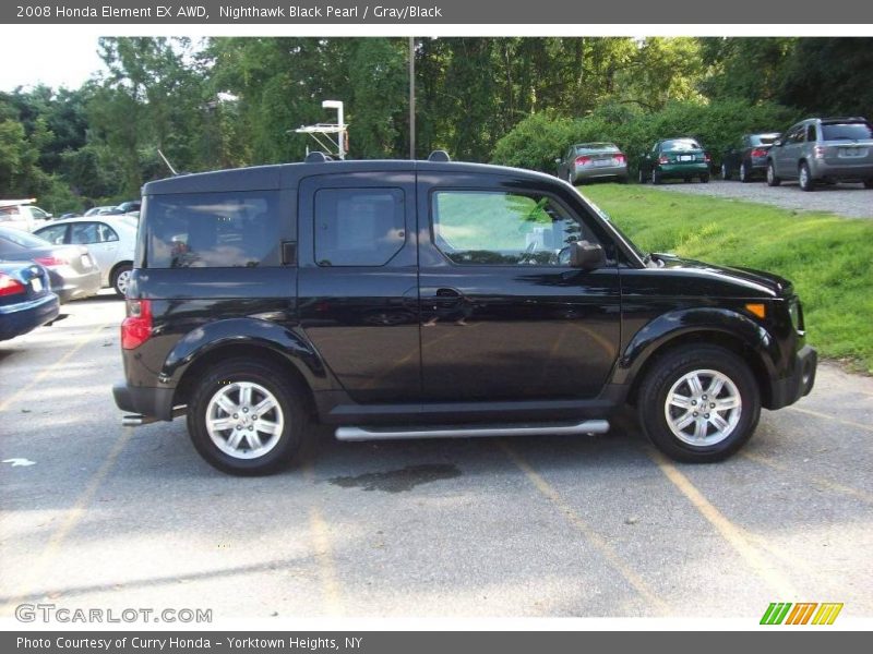 Nighthawk Black Pearl / Gray/Black 2008 Honda Element EX AWD