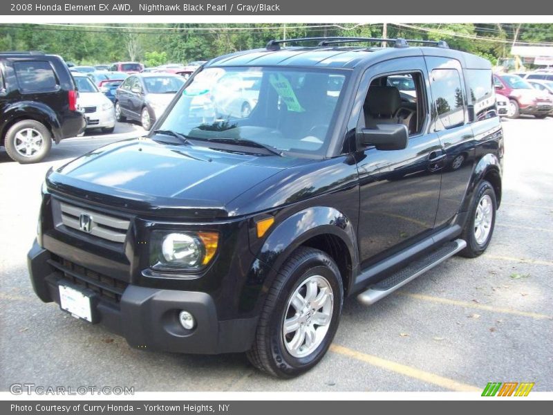 Nighthawk Black Pearl / Gray/Black 2008 Honda Element EX AWD