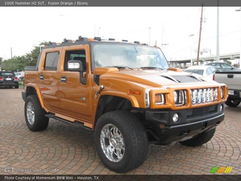 Fusion Orange / Ebony 2006 Hummer H2 SUT