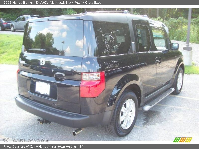 Nighthawk Black Pearl / Gray/Black 2008 Honda Element EX AWD