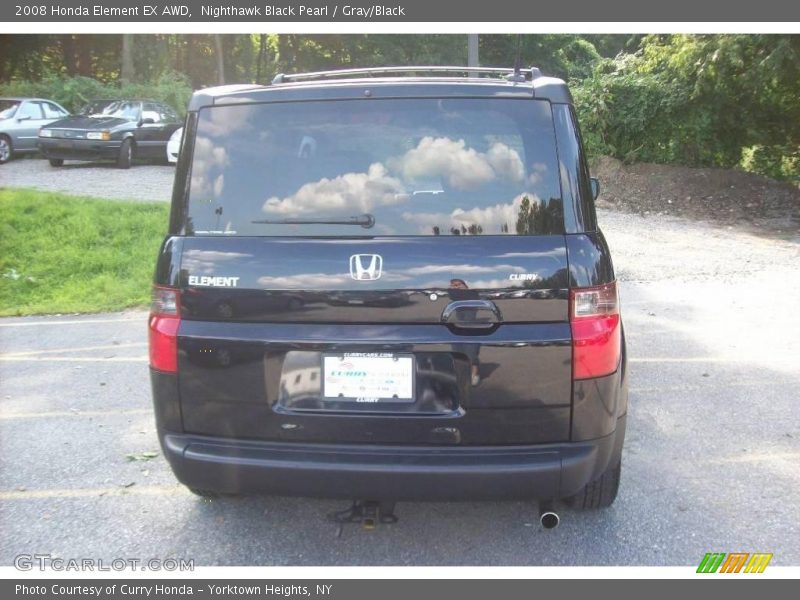 Nighthawk Black Pearl / Gray/Black 2008 Honda Element EX AWD