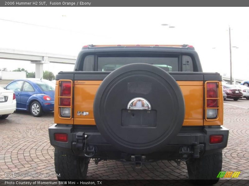 Fusion Orange / Ebony 2006 Hummer H2 SUT