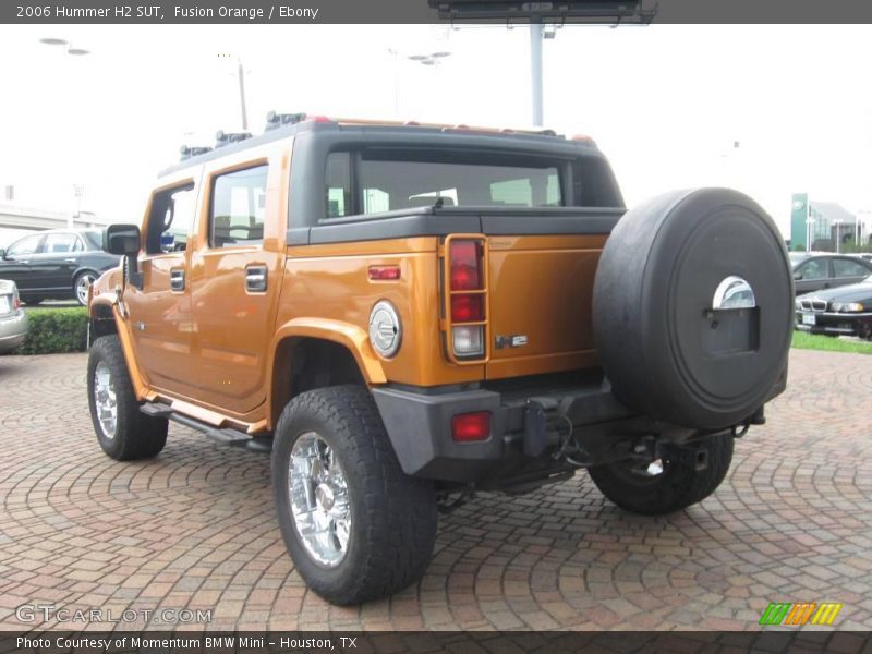 Fusion Orange / Ebony 2006 Hummer H2 SUT