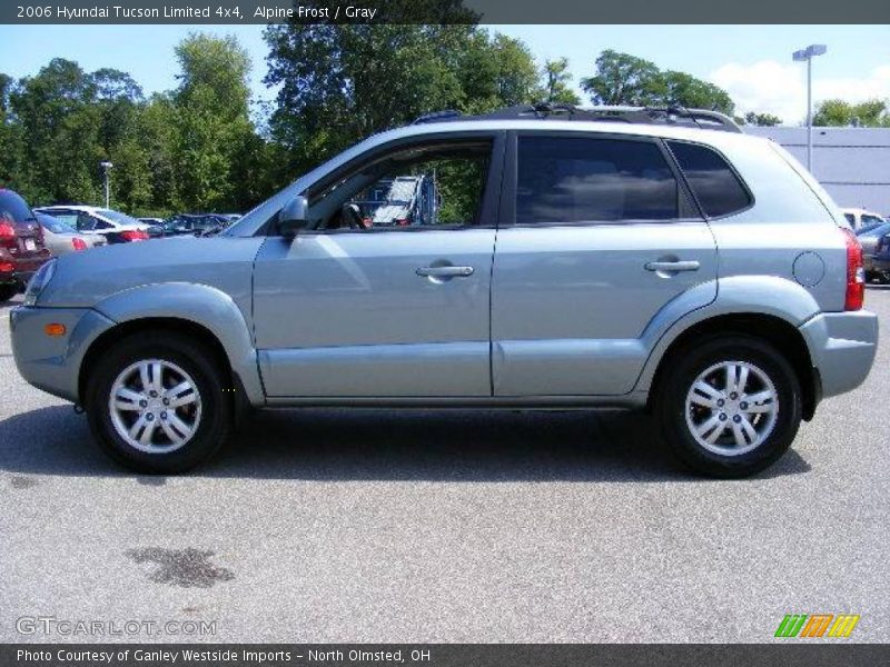Alpine Frost / Gray 2006 Hyundai Tucson Limited 4x4
