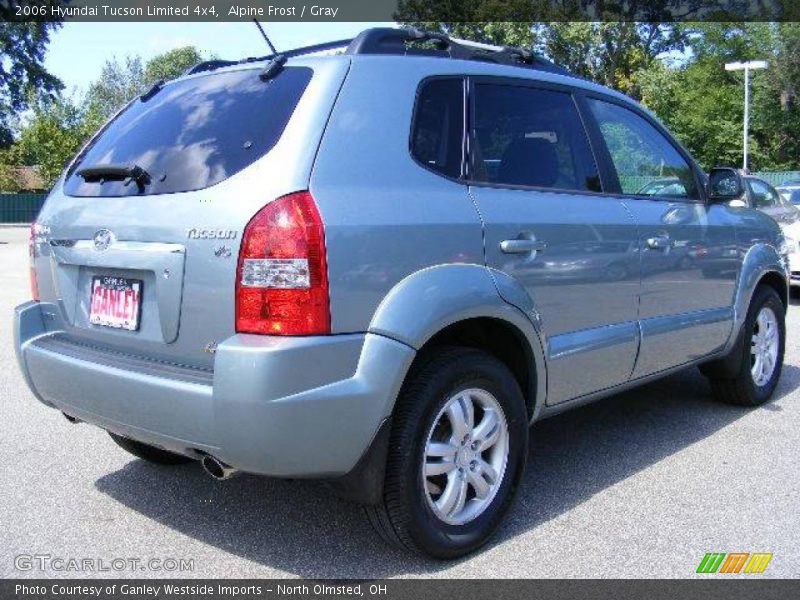 Alpine Frost / Gray 2006 Hyundai Tucson Limited 4x4