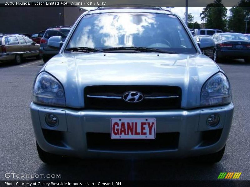 Alpine Frost / Gray 2006 Hyundai Tucson Limited 4x4