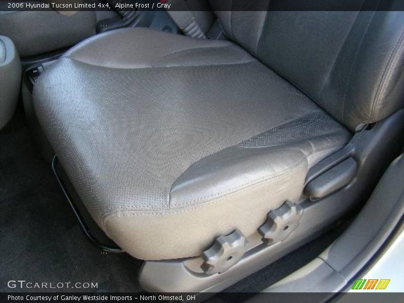 Alpine Frost / Gray 2006 Hyundai Tucson Limited 4x4
