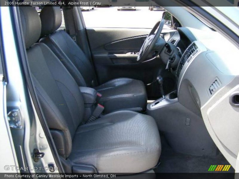 Alpine Frost / Gray 2006 Hyundai Tucson Limited 4x4