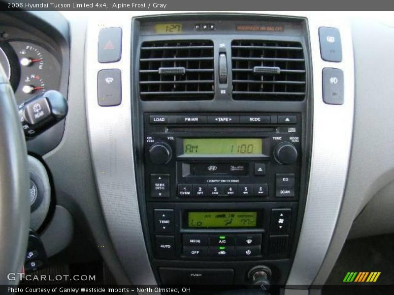 Alpine Frost / Gray 2006 Hyundai Tucson Limited 4x4
