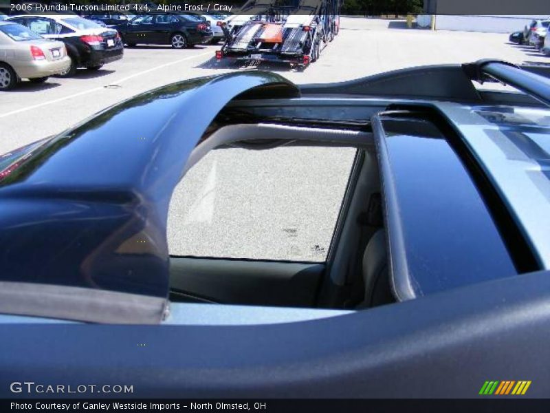 Alpine Frost / Gray 2006 Hyundai Tucson Limited 4x4