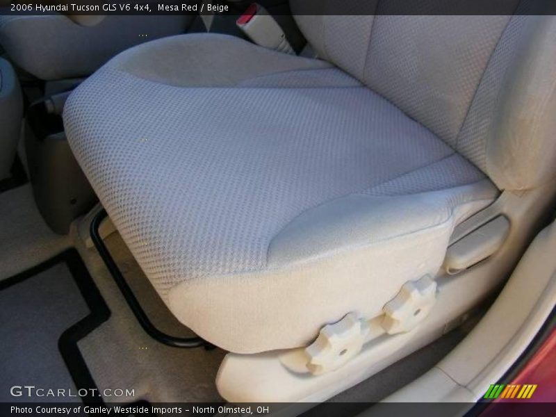 Mesa Red / Beige 2006 Hyundai Tucson GLS V6 4x4