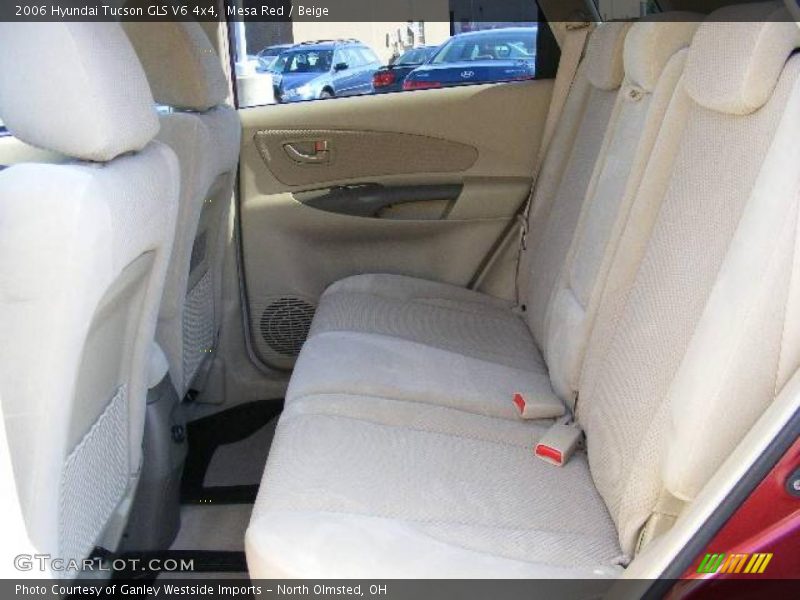 Mesa Red / Beige 2006 Hyundai Tucson GLS V6 4x4